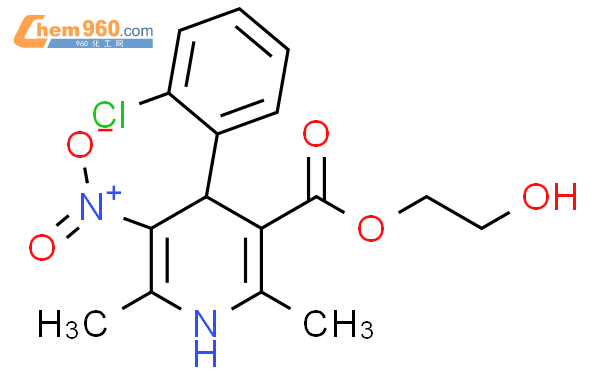 103295 55 23 Pyridinecarboxylic Acid 4 2 Chlorophenyl 14 Dihydro 26 Dimethyl 5 Nitro 2 