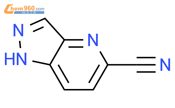 1H-吡唑并[4,3-b]吡啶-5-甲腈结构式图片|1033772-22-3结构式图片