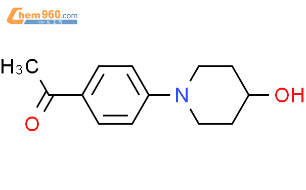1-(4-(4-Hydroxypiperidin-1-yl)phenyl)ethanone