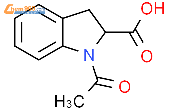(2R)-1-乙酰基-2,3-二氢-1H-吲哚-2-羧酸