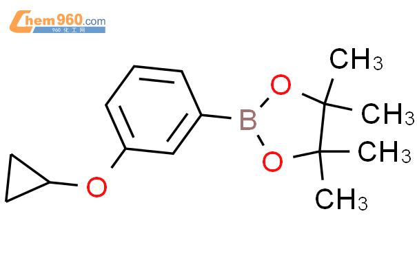 2-(3-环丙氧基苯基)-4,4,5,5-四甲基-1,3,2-二噁硼烷结构式图片|1035690-24-4结构式图片