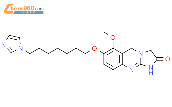 103787 17 3imidazo 21 B Quinazolin 23h One15 Dihydro 7 7 1h Imidazol 1 Ylheptyl Oxy 6 