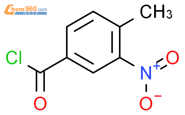 4-甲基-3-硝基苯甲酰氯结构式图片|10397-30-5结构式图片