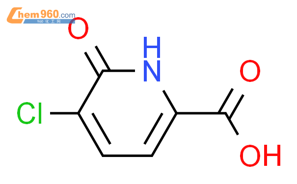 5-氯-6-氧代-1,6-二氢吡啶-2-羧酸结构式图片|103997-21-3结构式图片