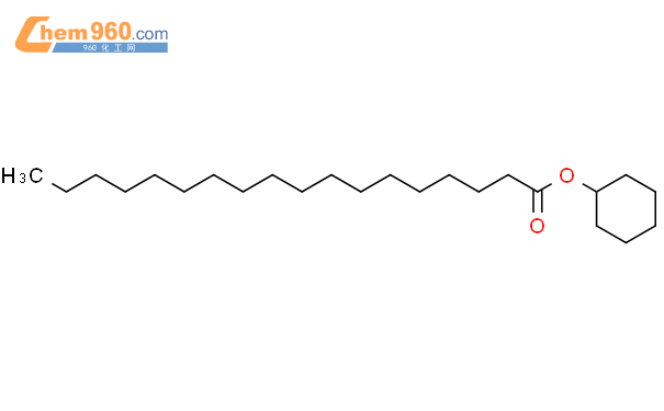 104-07-4,Octadecanoic acid,cyclohexyl ester化学式、结构式、分子式、mol – 960化工网