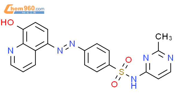 Benzenesulfonamide Hydroxy Quinolinyl Azo N