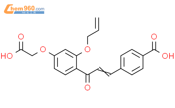 104258 68 6 Benzoic Acid 4 [3 [4 Carboxymethoxy 2 2 Propenyloxy Phenyl] 3 Oxo 1 Propenyl] Cas