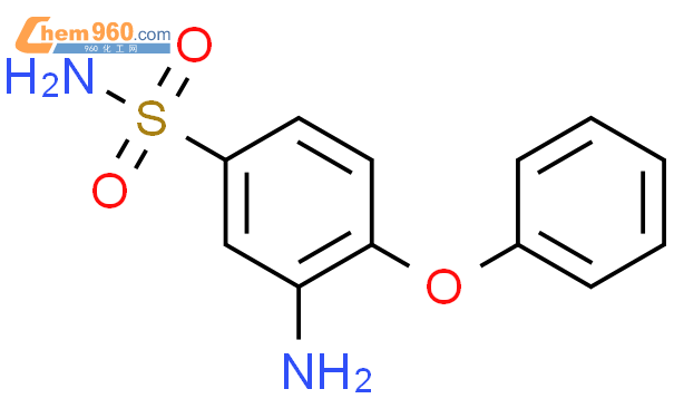 3-氨基-4-苯氧基苯磺酰胺结构式图片|104272-77-7结构式图片