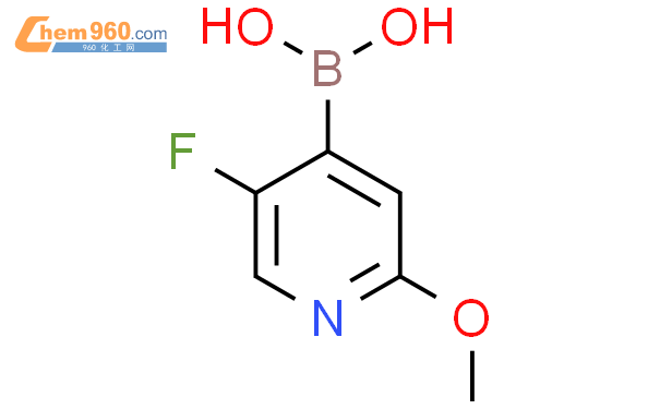 5-氟-2-甲氧基吡啶-4-硼酸结构式图片|1043869-98-2结构式图片
