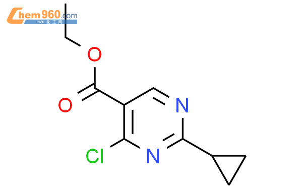 4-氯-2-环丙基嘧啶-5-羧酸乙酯结构式图片|1044770-40-2结构式图片