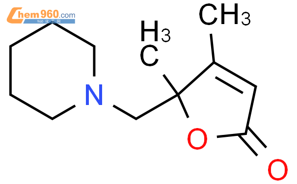 4,5-dimethyl-5-(piperidin-1-ylmethyl)furan-2-one