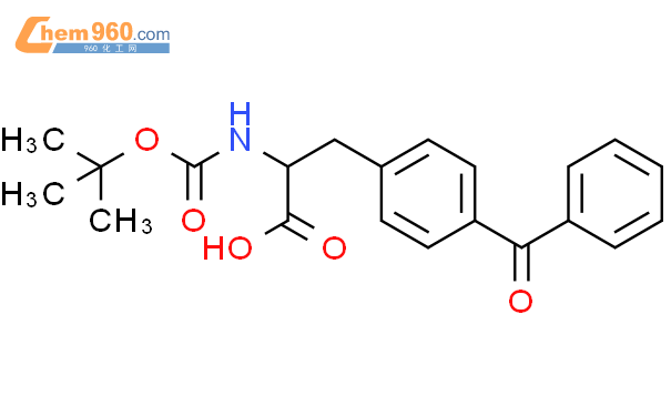 N-叔丁氧羰基-L-4-苯甲酰基苯丙氨酸结构式图片|104504-43-0结构式图片