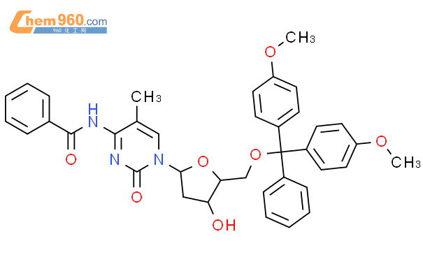 N-苯甲酰基-5'-O-[二(4-甲氧基苯基)苯基甲基]-2'-脱氧-5-甲基胞苷
