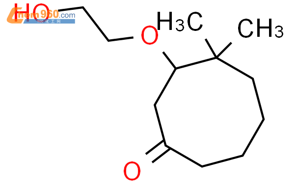 Cyclooctanone Hydroxyethoxy Dimethyl Mol