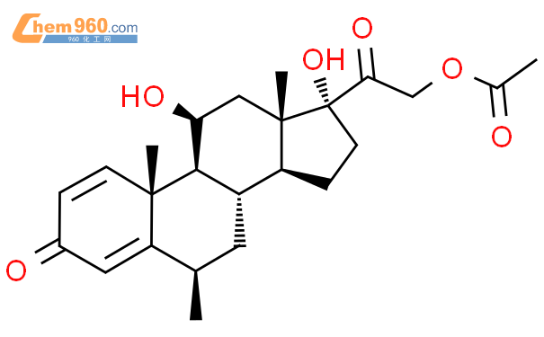(6β,11β)-21-(Acetyloxy)-11,17-dihydroxy-6-Methylpregna-1,4-diene-3,20-dione