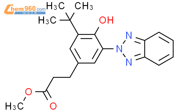 3-[3-(2-H-苯并三唑-2-基)-4-羟基-5-叔丁基苯基]-丙酸-聚乙二醇 300 酯