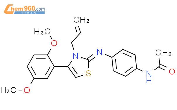 1049987-79-2_N-[4-[[4-(2,5-dimethoxyphenyl)-3-prop-2-enyl-1,3-thiazol-2 ...