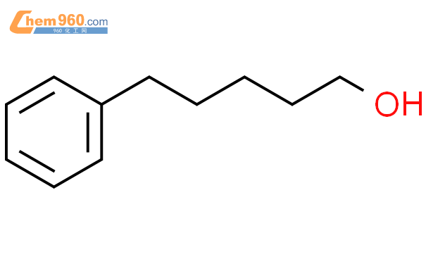 5-苯基-1-戊醇结构式图片|10521-91-2结构式图片