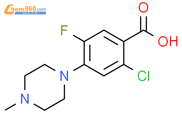 105377 14 8benzoic Acid 2 Chloro 5 Fluoro 4 4 Methyl 1 Piperazinyl