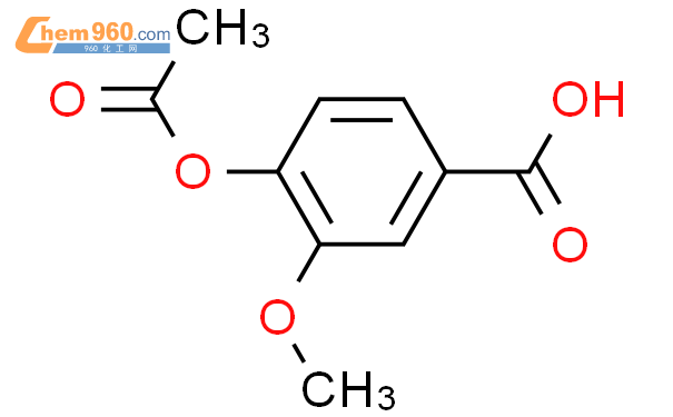 4-乙酰氧基-3-甲氧基苯甲酸