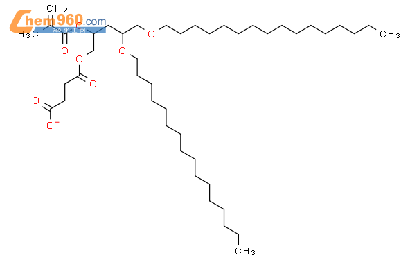 4-[4,5-dihexadecoxy-2-(2-methylprop-2-enoyloxy)pentoxy]-4-oxobutanoate
