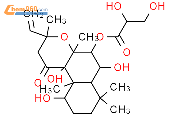 (3-ethenyl-6,10,10b-trihydroxy-3,4a,7,7,10a-pentamethyl-1-oxo-5,6,6a,8,9,10-hexahydro-2H-benzo[f]chromen-5-yl) 2,3-dihydroxypropanoate