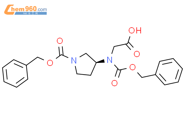 3-(苄氧羰基-羧甲基氨基)吡咯烷-1-羧酸苄酯