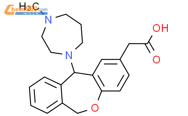 Dibenz B E Oxepin Acetic Acid Hexahydro Methyl H Diazepin Yl