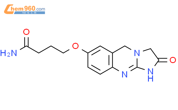 105695 30 5 Butanamide 4 [ 1 2 3 5 Tetrahydro 2 Oxoimidazo[2 1 B]quinazolin 7 Yl Oxy] Cas号