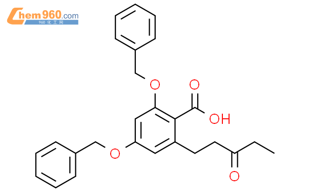 Benzoic Acid Oxopentyl Bis Phenylmethoxy Mol