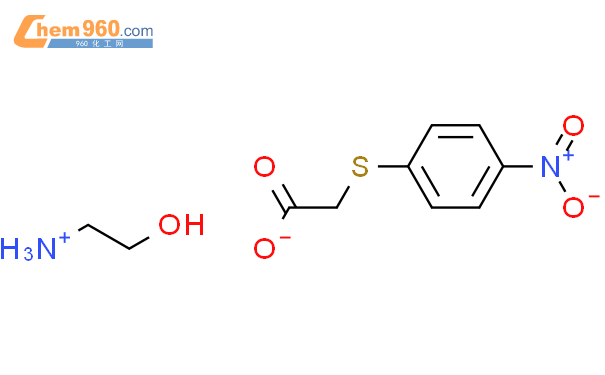 105892-18-0,ACETIC ACID, ((4-NITROPHENYL)THIO)-, compd. with 2 ...