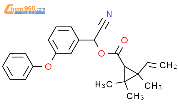 环丙烷羧酸，2-乙烯基-2,3,3-三甲基 - ，氰基（3-苯氧基苯基）甲酯