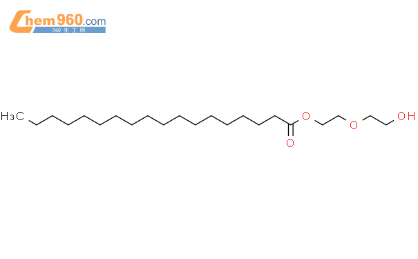 二乙二醇单硬脂酸酯结构式图片|106-11-6结构式图片