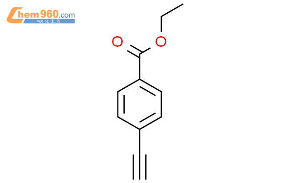 4-乙炔苯甲酸乙酯結構式