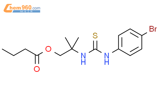 106059 30 7butanoic Acid2 4 Bromophenylamino Thioxomethyl Amino 2 Methylpropyl Ester化学式 