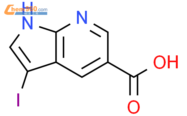 3-iodo-1H-pyrrolo[2,3-b]pyridine-5-carboxylic Acid「CAS号：1060816-80-9 ...