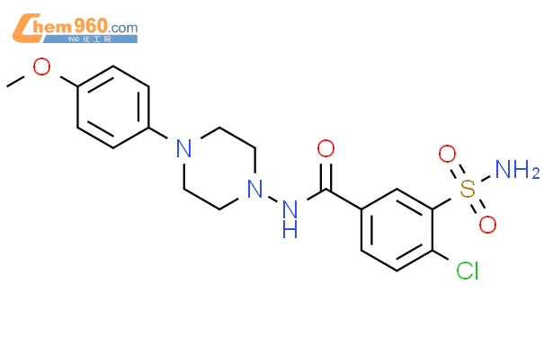 Benzamide Aminosulfonyl Chloro N Methoxyphenyl