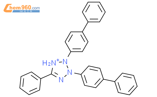 5-phenyl-2,3-bis(4-phenylphenyl)-1H-tetrazol-1-ium