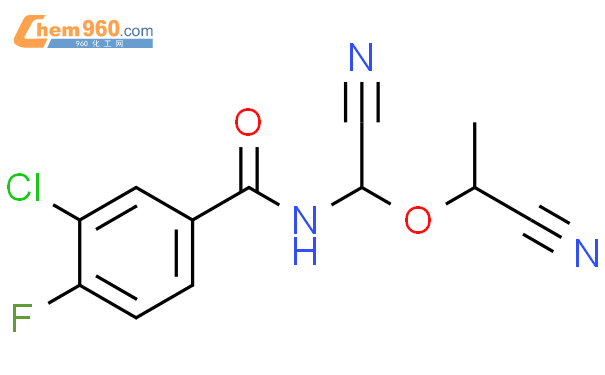 106226 07 7benzamide 3 Chloro N Cyano1 Cyanoethoxymethyl 4 Fluoro