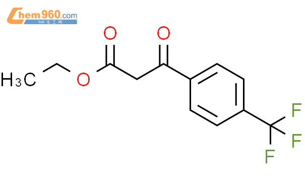 3-羰基-3-(4-三氟甲基苯基)丙酸乙基酯结构式图片|106263-53-0结构式图片