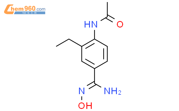 N Ethyl N Hydroxycarbamimidoyl Phenyl Acetamide Mol