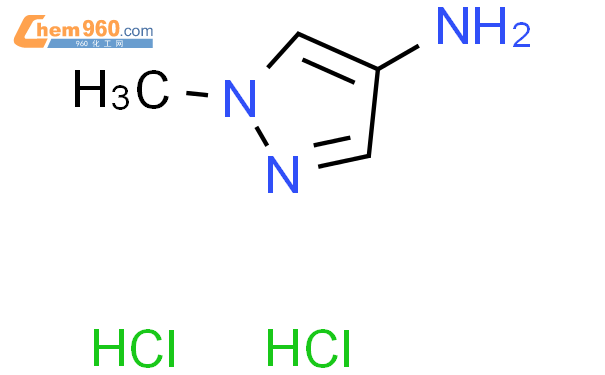 1-甲基吡唑-4-胺盐酸盐结构式图片|1063734-49-5结构式图片