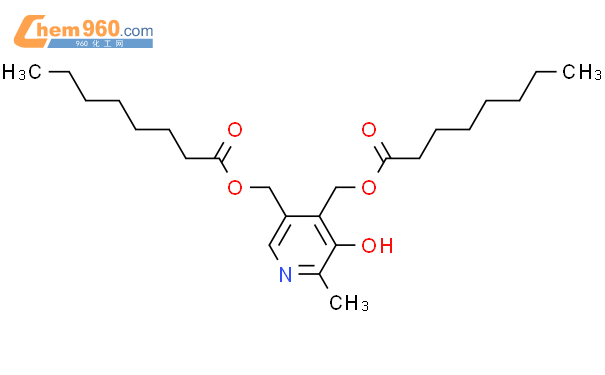 吡哆素二辛酸酯结构式图片|106483-04-9结构式图片