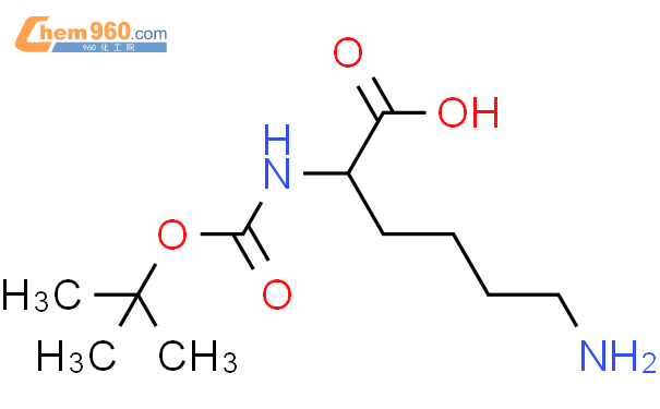 N-(叔丁氧羰基)-D-赖氨酸结构式图片|106719-44-2结构式图片