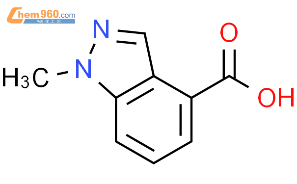 1-甲基-1H-吲唑-4-羧酸结构式图片|1071433-05-0结构式图片