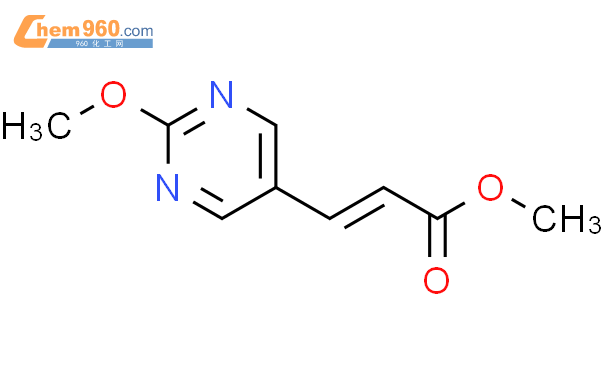 107166-90-5,methyl (2E)-3-(2-methoxypyrimidin-5-yl)prop-2-enoate化学式、结构式 ...