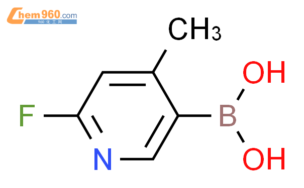 2-氟-4-甲基吡啶-5-硼酸2-氟-4-甲基吡啶-5-硼酸结构式图片|1072944-18-3结构式图片