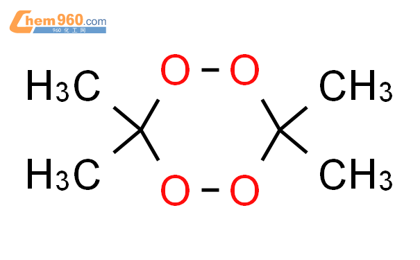 1,2,4,5-四氧雜-3,3,6,6-甲基環己烷結構式圖片|1073-91-2結構式圖片