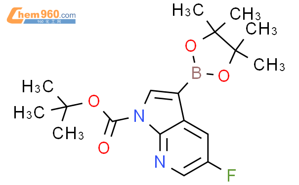 5-氟-3-(4,4,5,5-四甲基-1,3,2-二噁硼烷-2-基)-1H-吡咯并[2,3-B]吡啶-1-羧酸叔丁酯