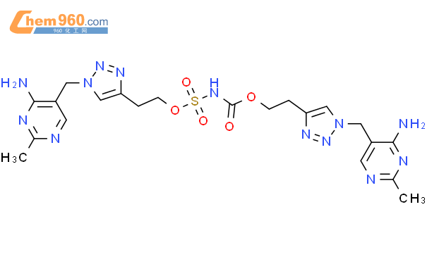 1079263 53 8 Sulfamic Acid N 2 1 4 Amino 2 Methyl 5 Pyrimidinyl Methyl 1H 1 2 3 Triazol 4